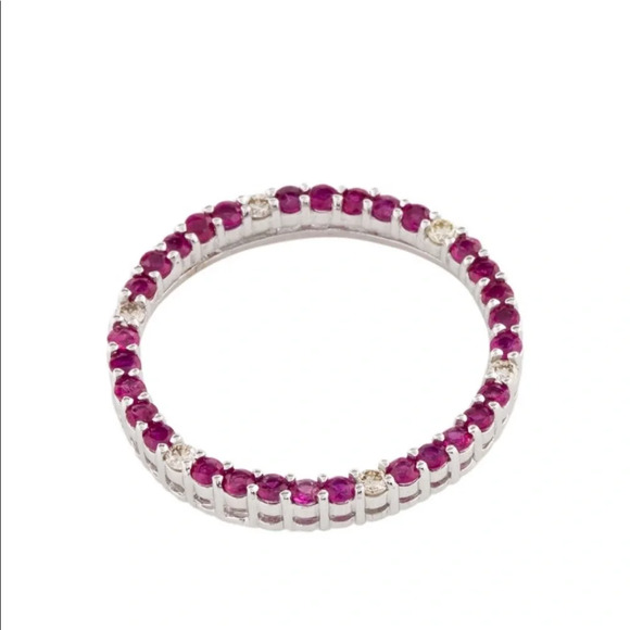 Brand New $2690 Ruby & Diamond Pendant - 100% Authentic - Picture 3 of 5